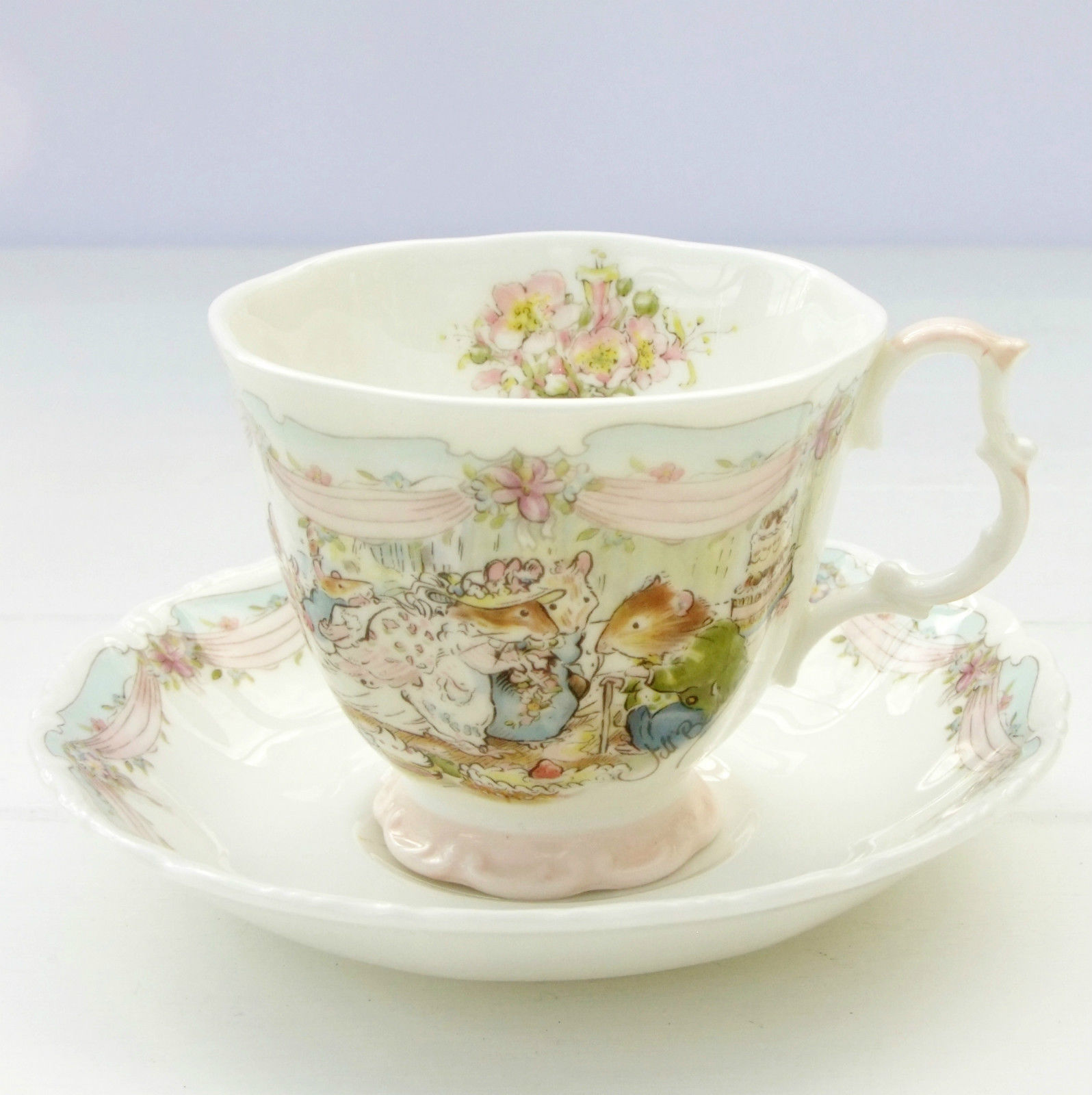 Royal Doulton Brambly Hedge The Wedding Bone China Tea Cup Saucer Duo on  The Vintage Pantry Store